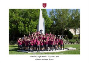 Los alumnos de cuarto de primaria estuvieron visitando a La Guardia Real