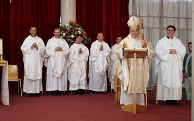 Misa de Acción de Gracias por el 20 aniversario de los colegios Andel y Fuenllana en Alcorcón