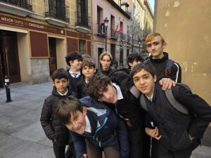 Los alumnos del Colegio Andel en el Barrio de las Letras descubren el Madrid literario