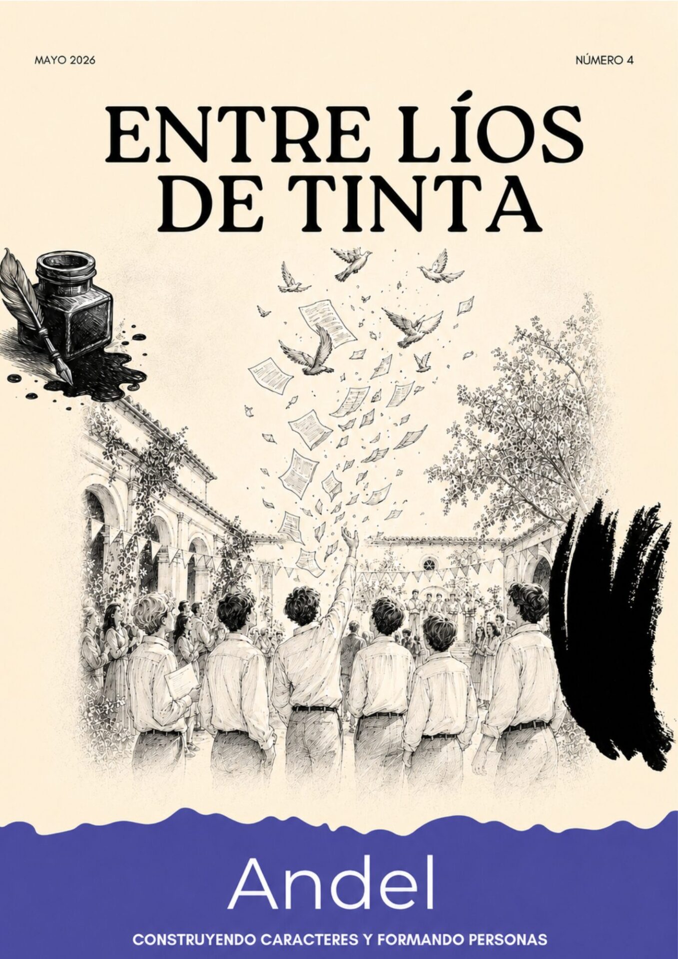 Entre líos de tinta cuarta edición revista alumnos Andel