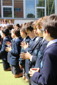 Alumnos de Andel en el Corpus
